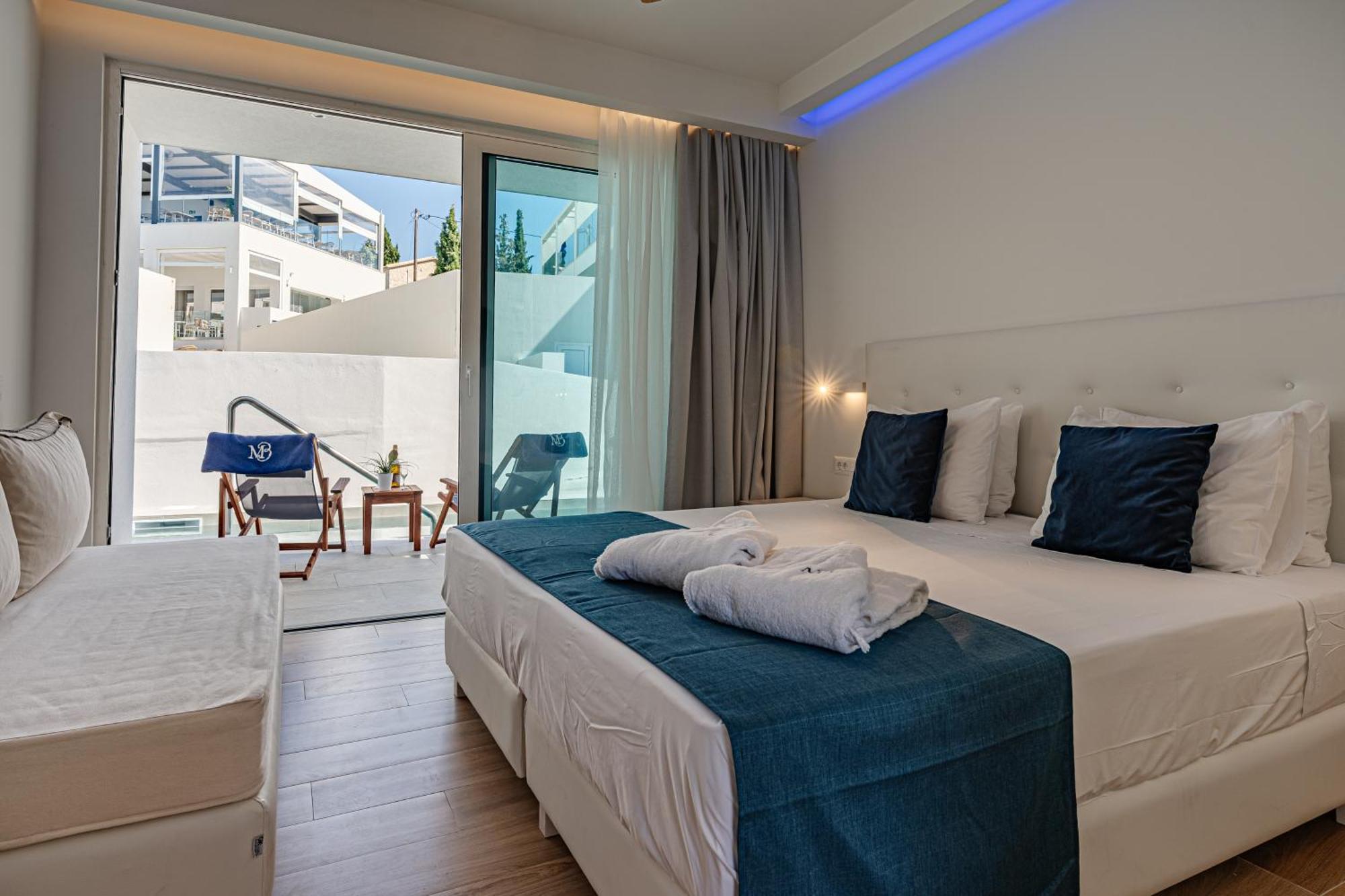 Magique Bleu Suites Tragaki Dış mekan fotoğraf